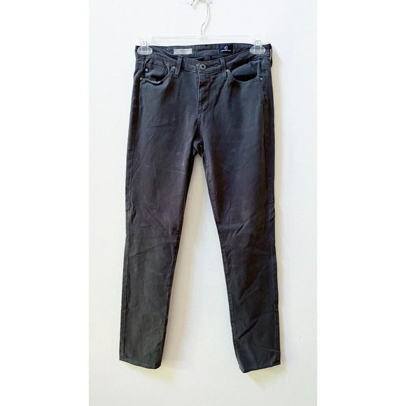 AG Adriana Goldschmied Gray Prima Mid-Rise Skinny Jean Womens 27R Cigarette Pant - Picture 7 of 16
